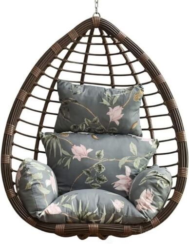 Patio Hanging Swing Cushion Egg Chair Cushion Hammock Seat Pad - Picture 71 of 75