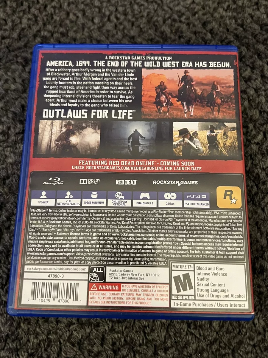 Red Dead Redemption 2 Standard Edition PlayStation 4, PlayStation 5 47890 -  Best Buy