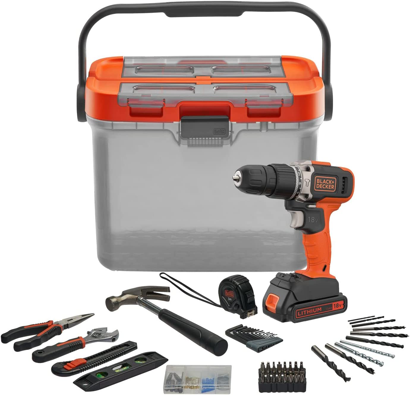 BLACK+DECKER 18V Lithium-Ion Hammer 