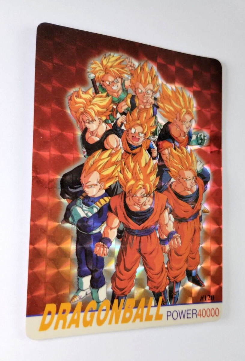 1999 DRAGON BALL Z Card #120 VEGETTO SSJ VEGETA SSJ SON GOKU SSJ