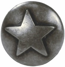 Western Concho Antique Silver Star Upholstery Tack.Nail