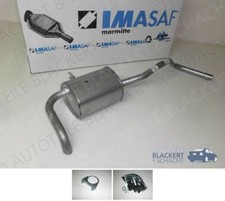IMASAF ESD Auspuff Endtopf+Anbauteile für Renault Megane II / Scenic II 1.4+1.6