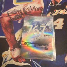 Delta Air Lines Pilot Trading Card from 2022, No. 57 Boeing 767-400ER