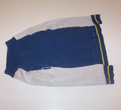 Knit Tan Dog Bone Print Light Weight Dog Sweater Large - Picture 3 of 3