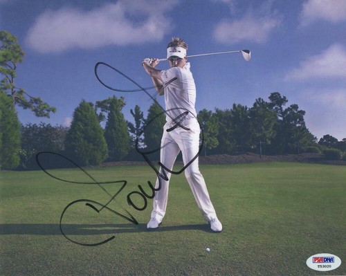 IAN POULTER SIGNED AUTOGRAPH 8x10 PHOTO - GOLF, PGA TOUR WINNER, BALL, FLAG PSA - 第 1/1 張圖片