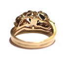 GIA 14k yellow gold .98ct round diamond engagement ring wedding band 4.2g 5.25 — photo 8