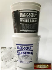 M02052 MOREZMORE 5 lb WHITE Magic Sculpt Sculp Epoxy Clay Model Putty