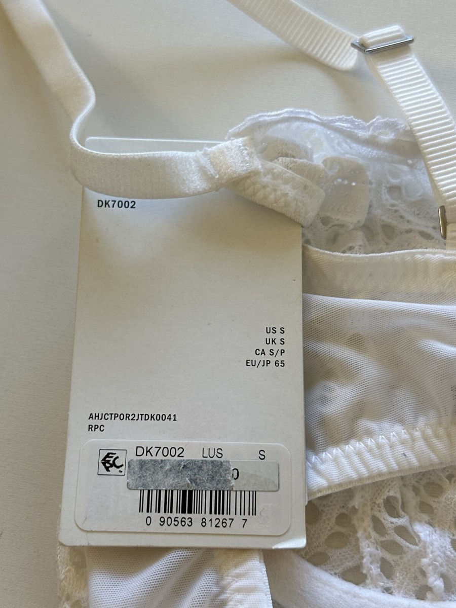 専用ページ11 NWT! DKNY Women's Sz S Classic Lace Sheer Mesh Back Bodysuit