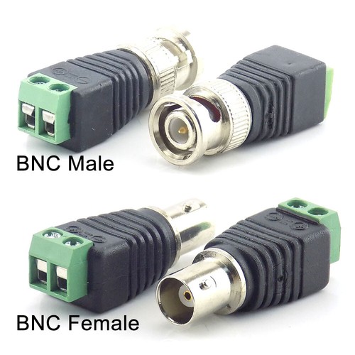 12V DC BNC Male female Connector Adapter plug for led strip lights video balun - Picture 3 of 9