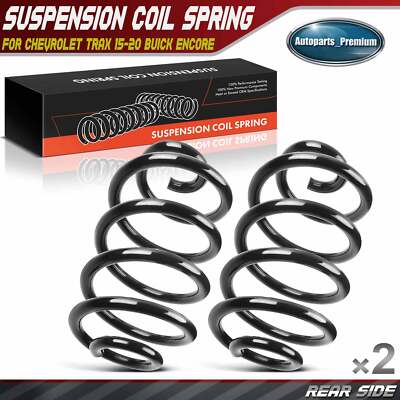 Pair 2 Rear Coil Springs for Chevrolet Trax 2015-2020 Buick Encore 2013-2019 AWD