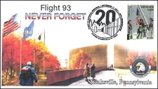 21-267, 2021, Flight 93, Event Cover, Pictorial Postmark, Shanksville PA, 9-11, 