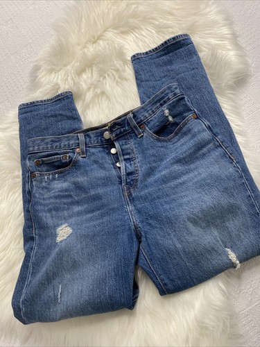 Levis Premium Wedgie Jeans Women Blue 