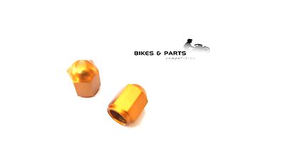 ALU VENTILKAPPEN VENTIL KAPPEN GOLD ELOXIERT OPTIK TUNING MZ 125 SM SX RT NEU