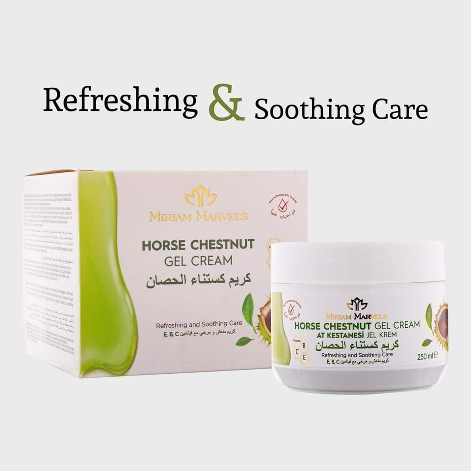 Muscles Relaxant, Horse Chesnut Cream By Miriam Marvels. eBay