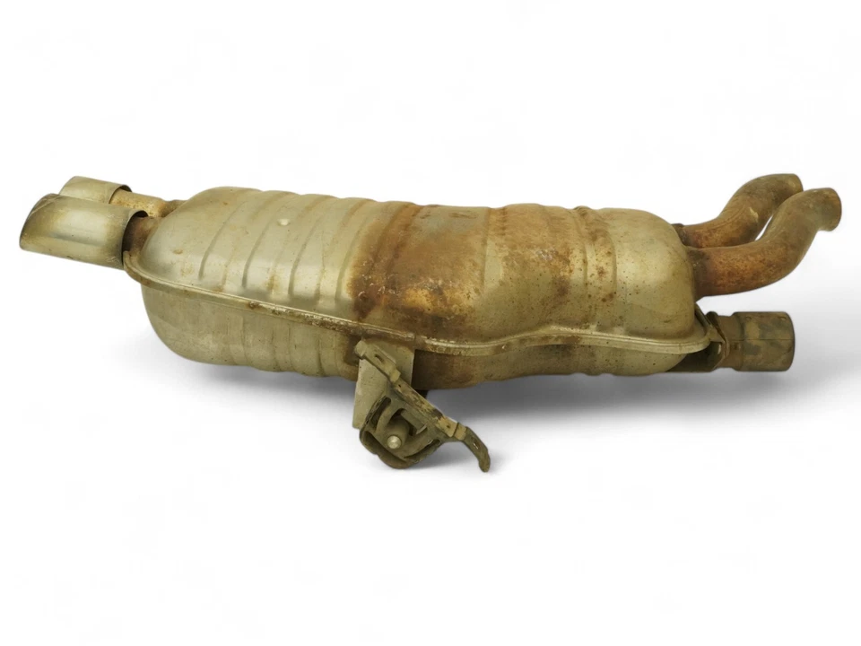 2001 - 2006 Bmw 3 Series E46 330I Exhasut Silencer Muffler Rear 7502553 Oem Foto 3 de 4