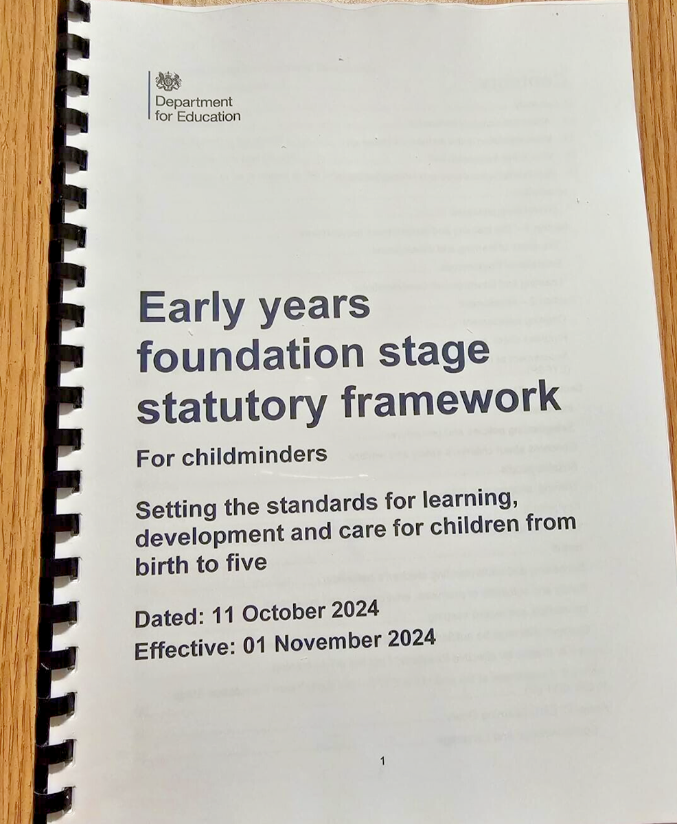 New Early Years Statutory Framework