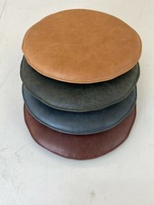 Lederkissen Rundkissen Sitzkissen echt Leder Vintage  Antirutsch runde Kissen