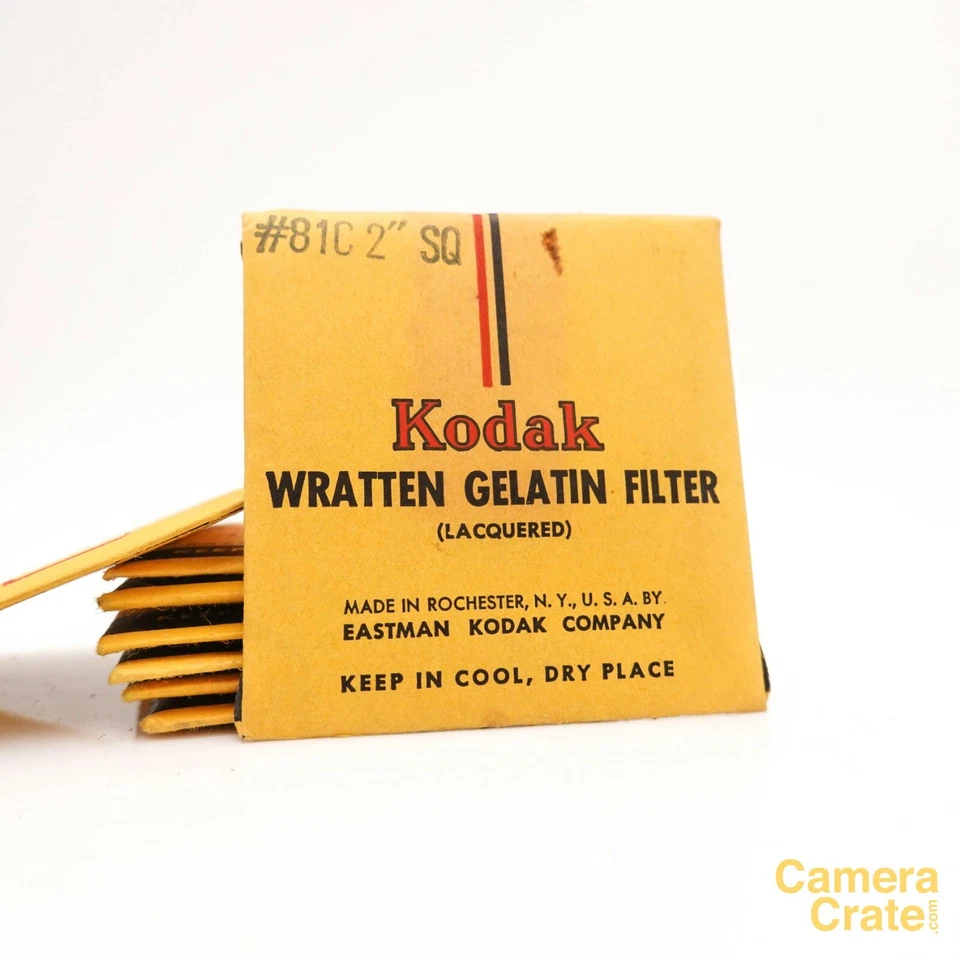 8 x Kodak Wratten 2 inch 5x5cm Gelatin Filter 1A 85 8 25 81C - OT2317 - Image 3 of 4