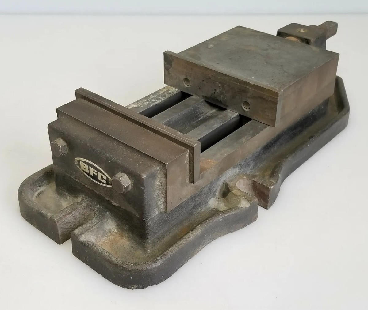 Vintage BFC 125 Machinist Lathe Drill Press Milling Vise