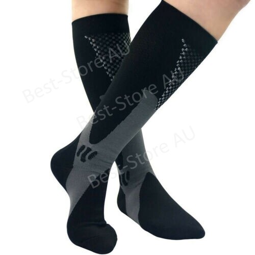 Women Men Compression Socks Medical Nursing Travel Sports Stocking Gift AU POST - Picture 37 of 84