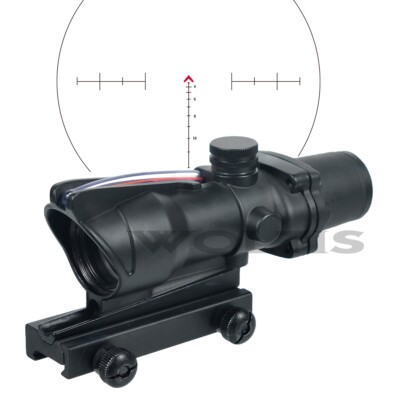 WO WOLTIS ACO 4x32 Scope Reticle Red Fiber Optic Scope
