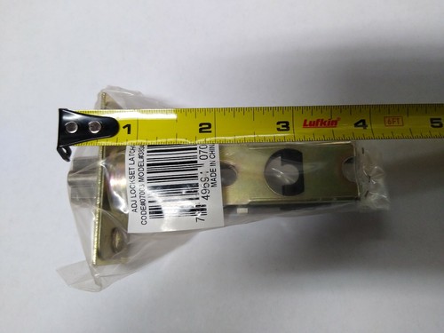 Serratura per porta ingresso regolabile in ottone lucido - Foto 6 di 6