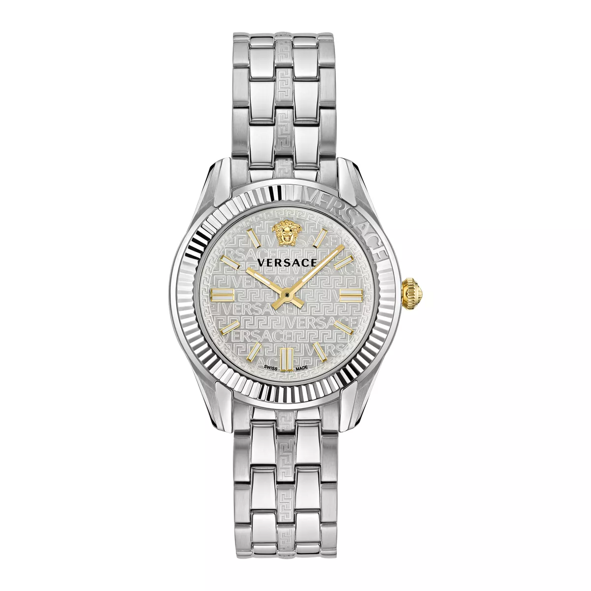 Versace Analogue VE6C00323 Womens Time | eBay Silver Watch Greca