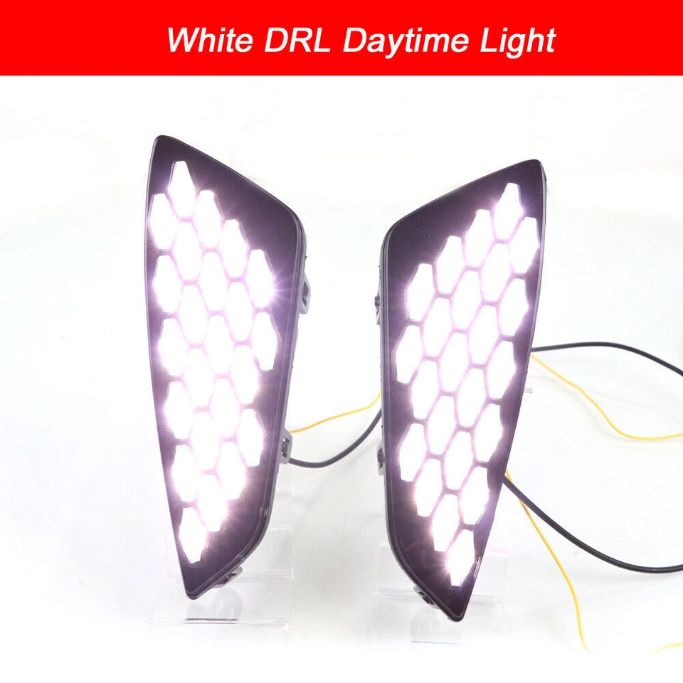 Daytime Running Lights LED DRL Fog Lamp Replacement Bumper For Toyota Sienna XSE - Image 2 of 4