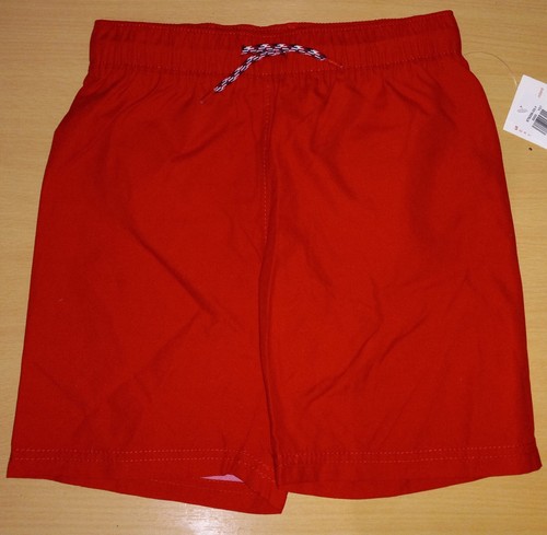 Old Navy Swim Trunks Shorts For Toddler Boy Size 5T Blue Navy/Red ~ New - Picture 8 of 9