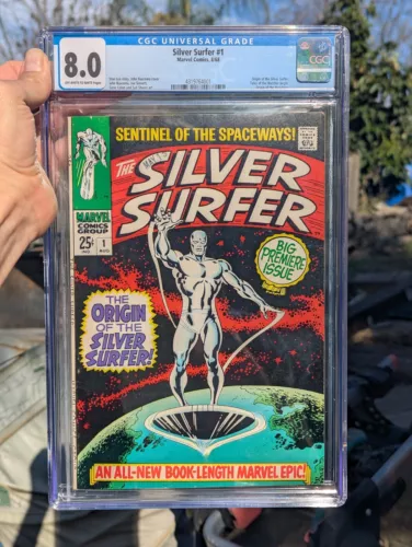 Silver Surfer #1 1968 CGC 8.0 Origin of Silver Surfer! Beautiful Presentation! ✨