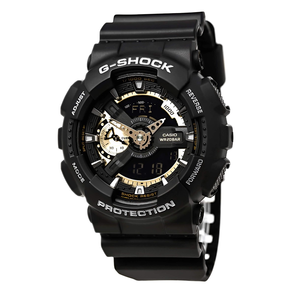 【大人気】カシオ G-SHOCK GA-110RG-1 Casio GA110RG-1A Men's G-Shock Black Strap Watch for sale online