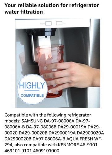 Samsung Arrowpure Refrigerator Filters, DA29-00020B, Set of Two (2). NEW Sealed - Picture 9 of 9