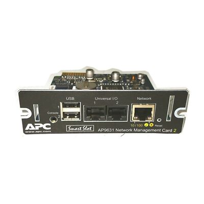 APC Smart-UPS Network Management Card 2 NMC with EM Smart-Slot Card AP9631