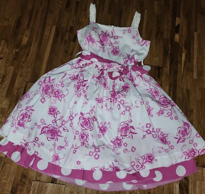 Easter Floral Girls Sleeveless Dress Size 10 Pink Flowers TCP Children s Place
