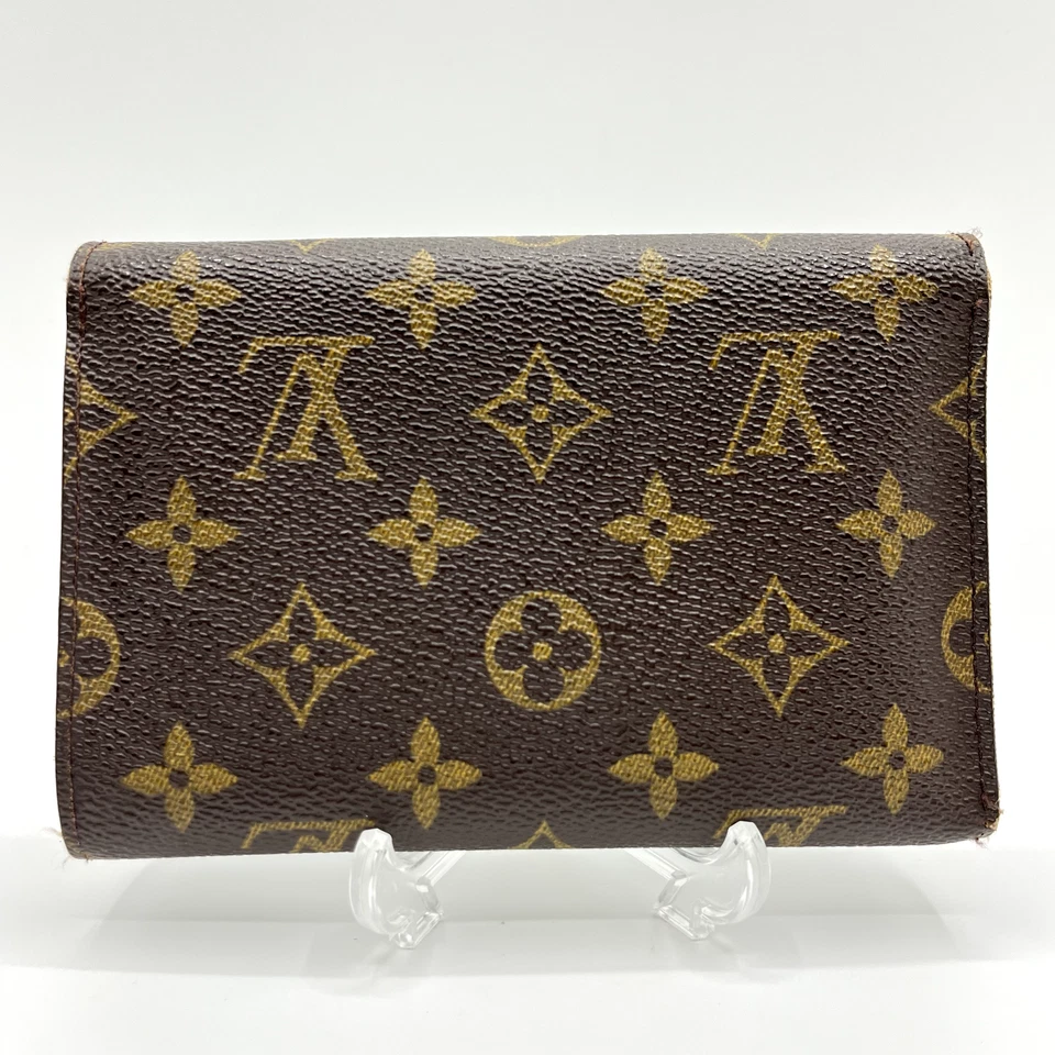 Cartera Louis-Vuitton Monograma M61215 Porte Tresor Internacional Auténtica de Japón Foto 3 de 4