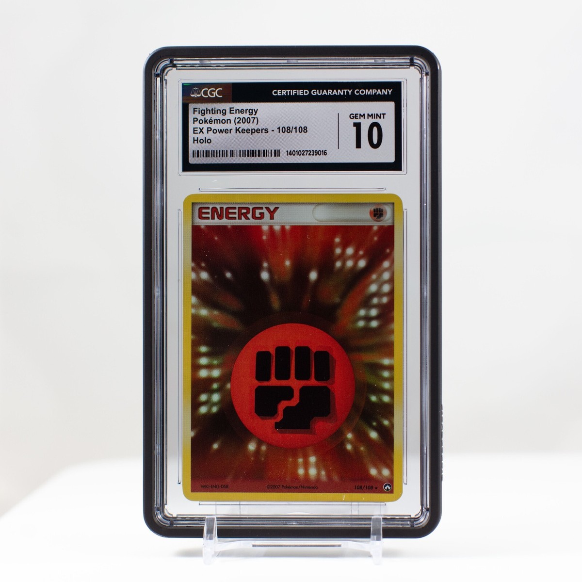 ポケモンカード カイリキー 英語 11/108 EX POWER KEEPERS Pokemon Fighting Energy Holo #108 EX Power Keepers 2007 CGC 10 | eBay