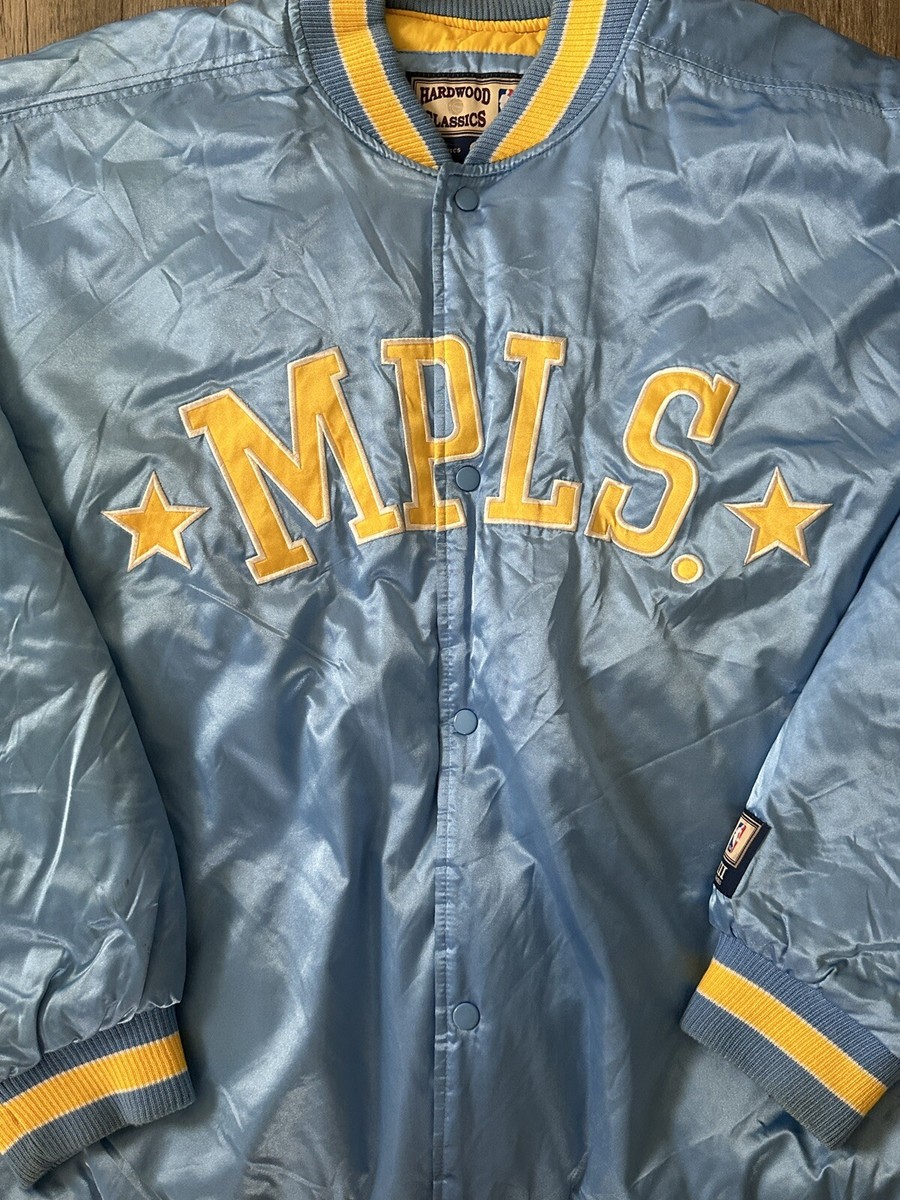 Vintage Hardwood Classics MPLS. Lakers Satin Jacket Size 3XL