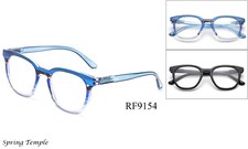 Retro Reading Glasses Classic Keyhole Simple Stylish Spring Hinged Frame Reader