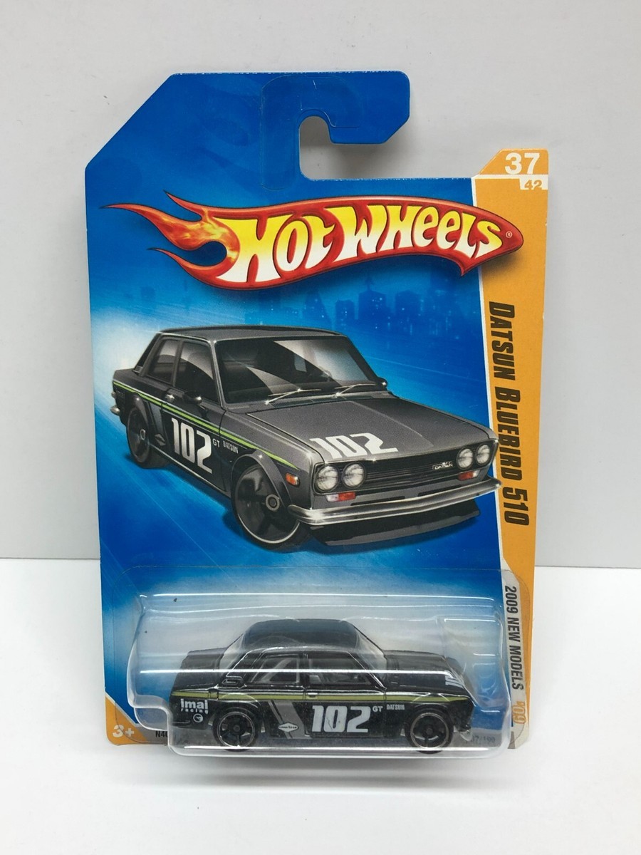 2009 Hot Wheels DATSUN BLUEBIRD 510 (BLACK PAINT) die-cast 037/100