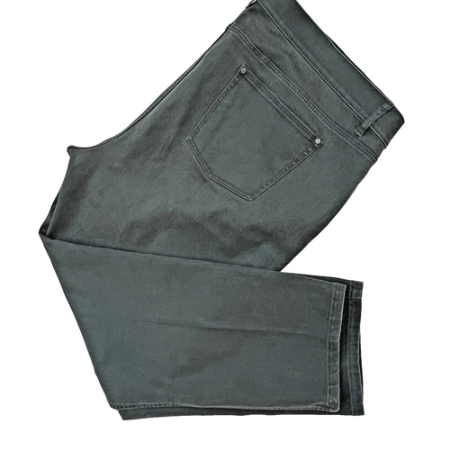 Lafayette 148 - Women's 18 Mercer Capri Jeans Loden Green NWOT - Picture 5 of 13
