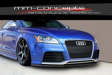 Cup Spoilerlippe SCHWARZ für Audi TT RS 8J Frontspoiler Spoilerschwert Spoiler