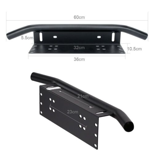 Bumper License Number Plate Holder Bar LED Spot Light Bar Mounting Bracket Frame - Picture 5 of 10