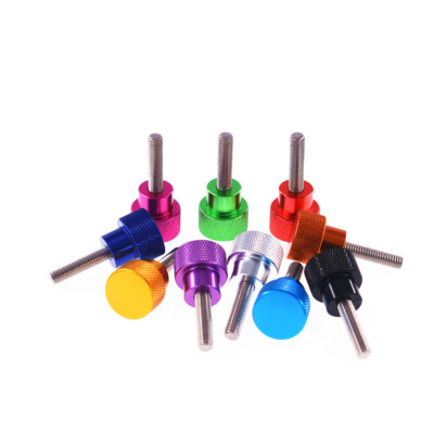 Knurled Thumb Screws Fixing Alu Grip Knob Long 15mm Stainless DIY UNC W/ Steps