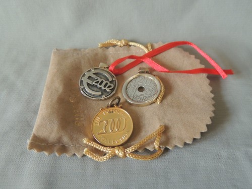 Greek silver 925 coins & bronze Happy New Years 2000-02-03 - Picture 2 of 10