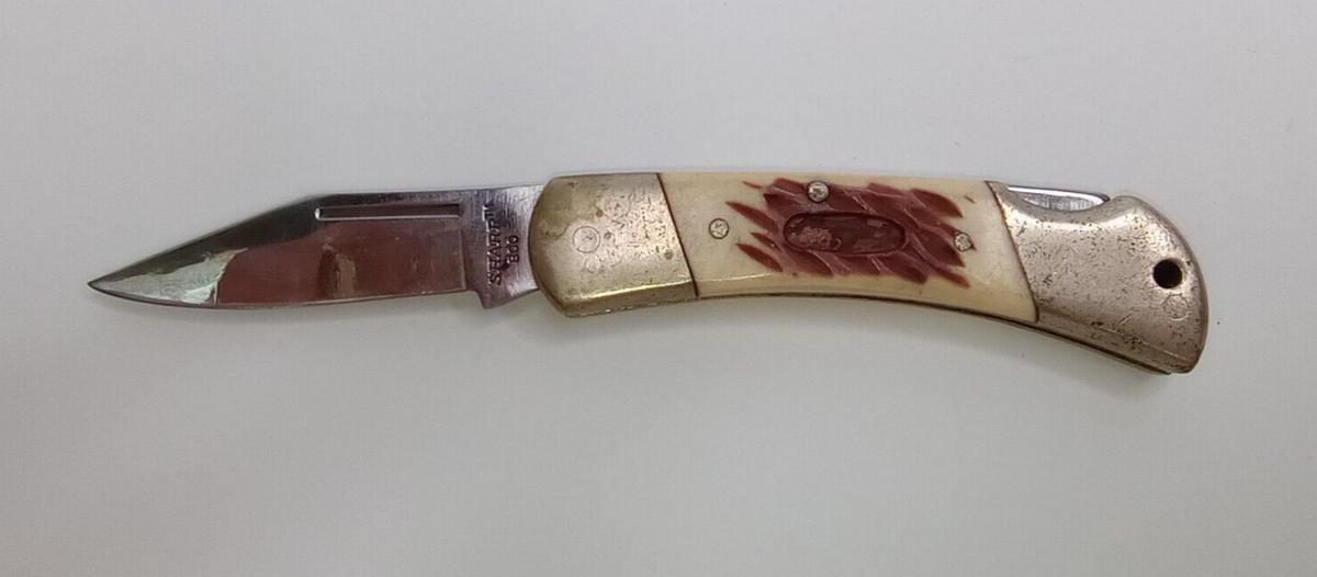 切手108 Vintage C.JUL. Herbertz Exquisit folding knife - No. 205811