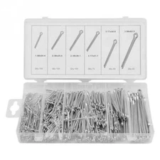 555pc Cotter Pin Assortment Kit Case Steel Clip Key Large Pro Shop Set