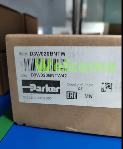 New Parker D3W020BNTW42 hydraulic valve Fast Shipping via FedEx or DHL