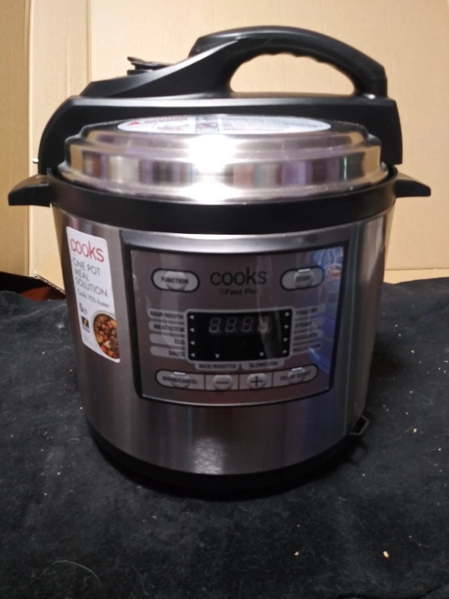 Cooks Fast Pot 6 Quart Capacity. Multiple Cooker