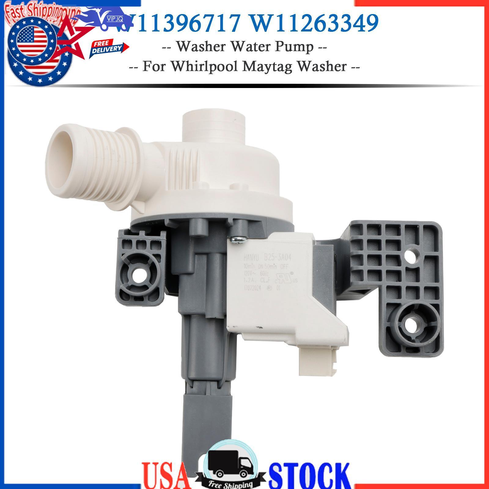 Whirlpool Maytag Washer Water Pump Replacement W11396717 W11263349