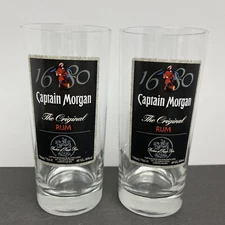 2 - Captain Morgan Original 1680 Drinking Glasses